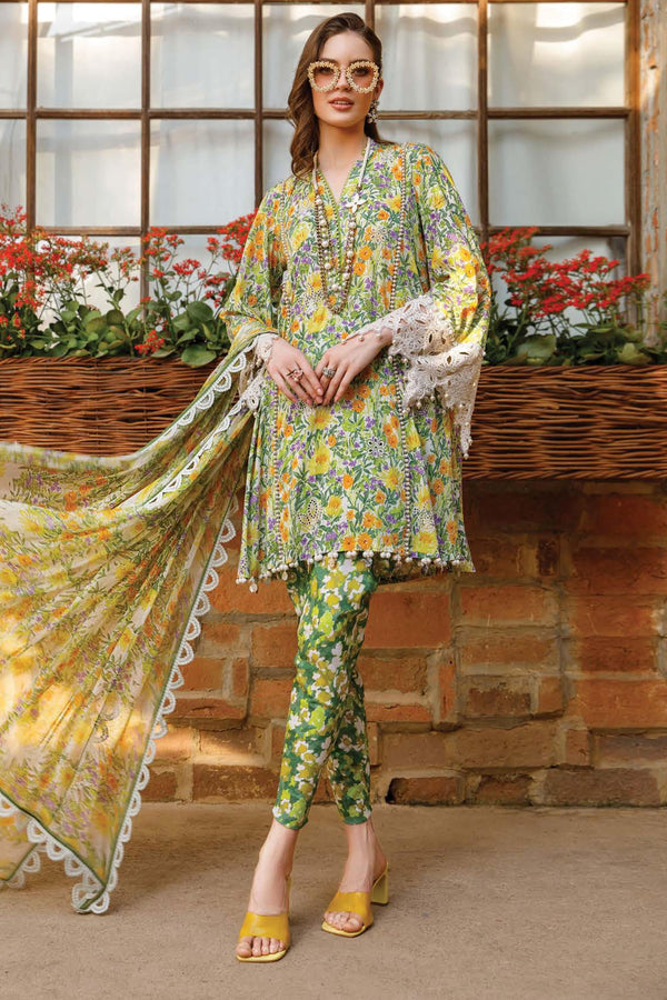Maria B M Print Unstitched 3 Piece Spring Summer Vol-17 Collection'2023-MPT-08-A