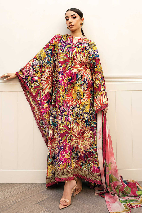 M.Basic by Maria B Unstitched 3 Piece Eid II Lawn Collection'2025-MB-903-B - Multi