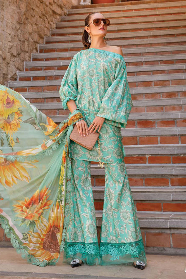 Maria B M Print Unstitched 3 Piece Spring Summer Vol-17 Collection'2023-MPT-09-A