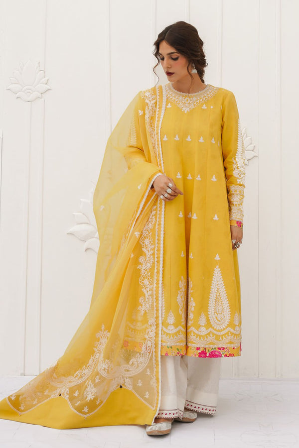 Zara Shahjahan Unstitched 3 Piece Embroidered Lawn Collection'2023-ZSJ-09-B