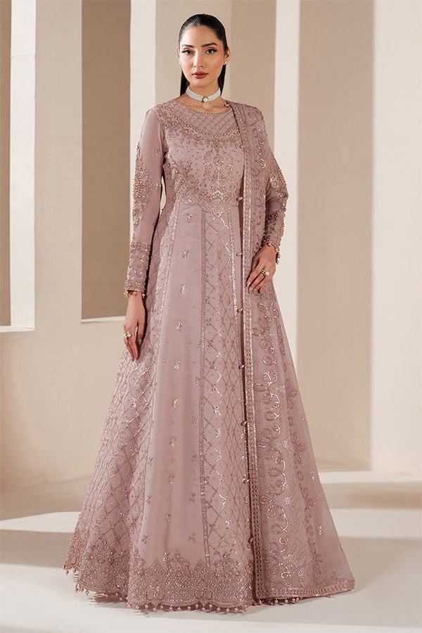 Reena By Alizeh Unstitched 3 Piece Formals Eid Edit V4 Collection'2025-AF-HM-4031-Saffron -  Mauve