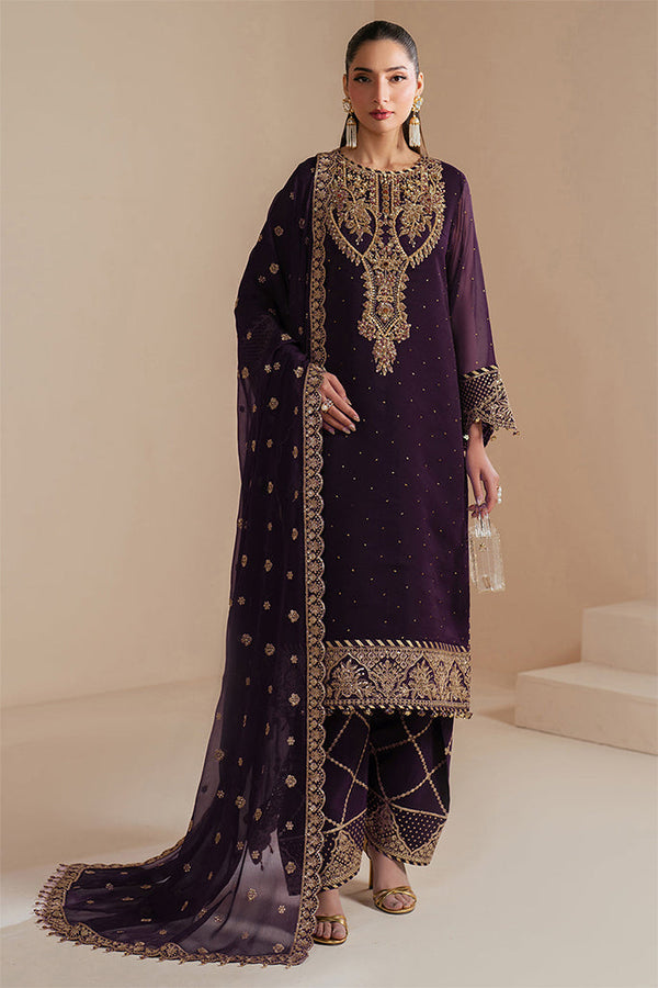 Reena By Alizeh Unstitched 3 Piece Formals Eid Edit V4 Collection'2025-AF-HM-4038-Sirus -  Purple