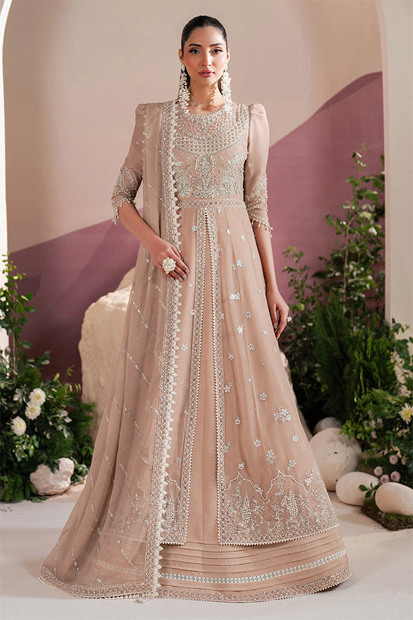 Reena By Alizeh Unstitched 3 Piece Formals Eid Edit V4 Collection'2025-AF-HM-4039-Sakura -  Peach