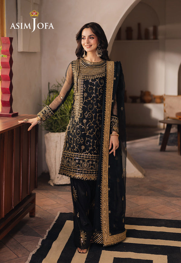 Asim Jofa Heeriye Ajhe-04 Embroidered Organza 3 Pcs