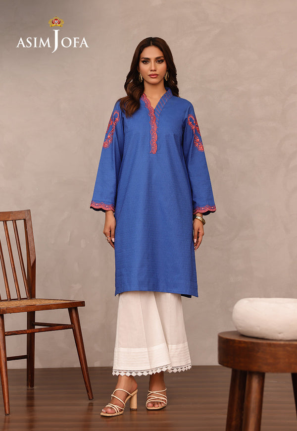 Asim Jofa Essential Pret Drop 7 Ajpe-52 Embroidered Jacquard 1Pc