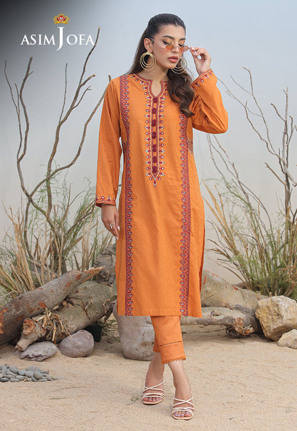 Asim Jofa Wardrobe Solution '23 Ajws-02 (1-Pc) Embroidered Self Jacquard 1 Pc