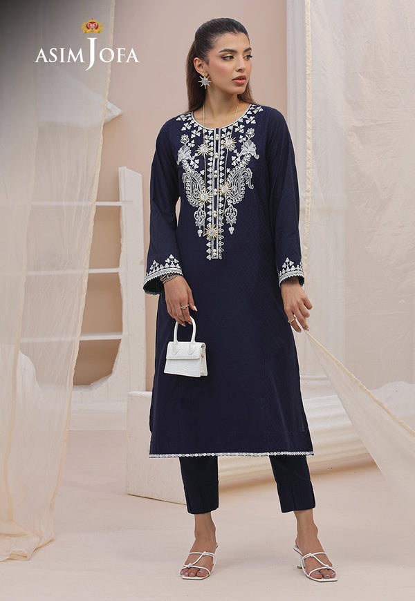 Asim Jofa Wardrobe Solution '23 Ajws-04 (1-Pc) Embroidered Self Jacquard 1 Pc
