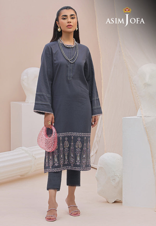 Asim Jofa Wardrobe Solution '23 Ajws-08 (1-Pc) Embroidered Self Jacquard 1 Pc