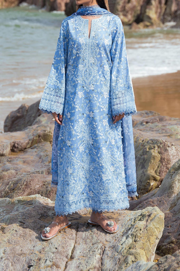 Summer Together By Afrozeh Unstitched 3 Piece Lawnkari Vol-02 Collection'2024-AL-04-Zale