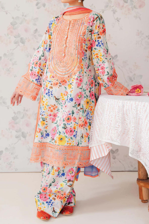 Afrozeh The Floral Charm Unstitched 3 Piece Lawn Collection'2024-AL-06-Sundance