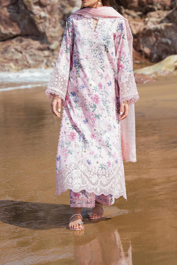 Summer Together By Afrozeh Unstitched 3 Piece Lawnkari Vol-02 Collection'2024-AL-08-Lily