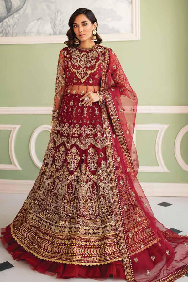 La Fuchsia by Afrozeh Unstitched 3 Piece Festive Chiffon Collection'2023-ALF-V1-01