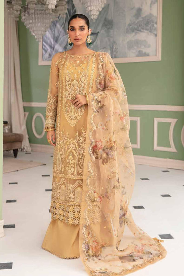 La Fuchsia by Afrozeh Unstitched 3 Piece Festive Chiffon Collection'2023-ALF-V1-02