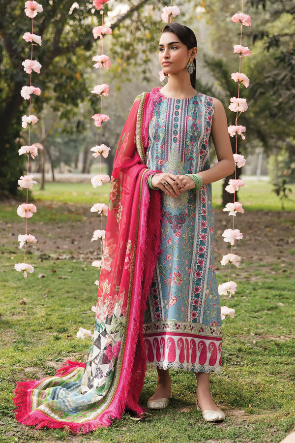 Bahaar Ayzel by Afrozeh Unstitched 3 Piece Printed Lawn Collection'2023-AZL-23-V1-11