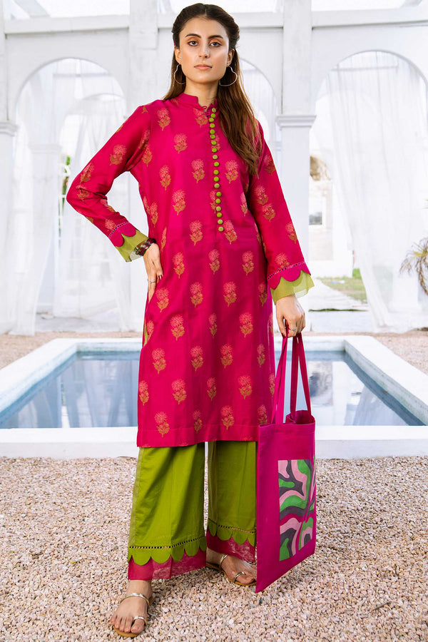 Aayra Stitched Summer Collection'2025-Ay0038 - Dhalia Life 2Pc