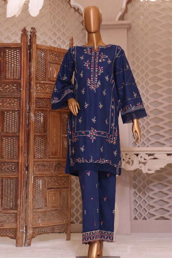 Ziza by Bin Saeed Stitched 2 Piece Emb Summer Vol-01 Collection'2023-CMFT-17A-Blue