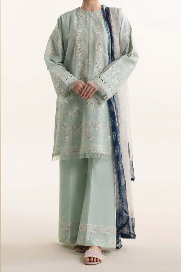 Coco By Zara Shah Jahan Unstitched 3 Piece Emb Lawn Vol-02 Collection'2024-D-08-A-Mira