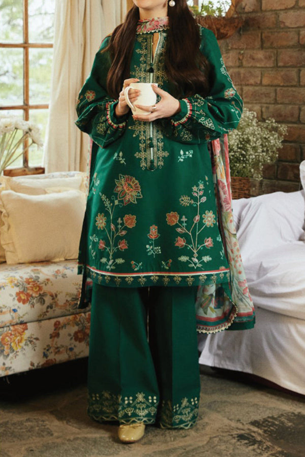 Coco By Zara Shah Jahan Unstitched 3 Piece Emb Lawn Vol-02 Collection'2024-D-09-A-Zaira