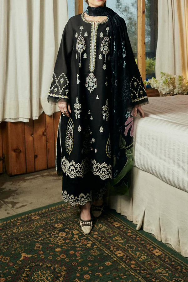 Coco By Zara Shah Jahan Unstitched 3 Piece Emb Lawn Vol-02 Collection'2024-D-10-A-Lovent