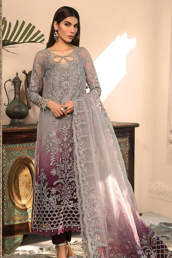 Maria B Mbroidered Unstitched 3 Piece Heritage Collection'2023-BD-2605