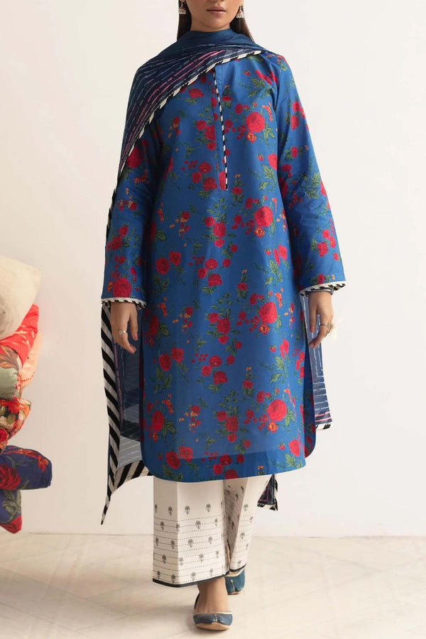 Coco Prints by Zara Shahjahan Unstitched 3 Piece Lawn Collection'2024-D-01-Bulbul