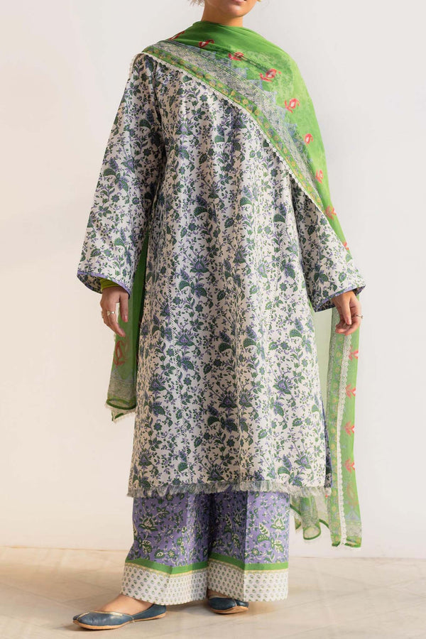 Coco Prints by Zara Shahjahan Unstitched 3 Piece Lawn Collection'2024-D-02-Nargis