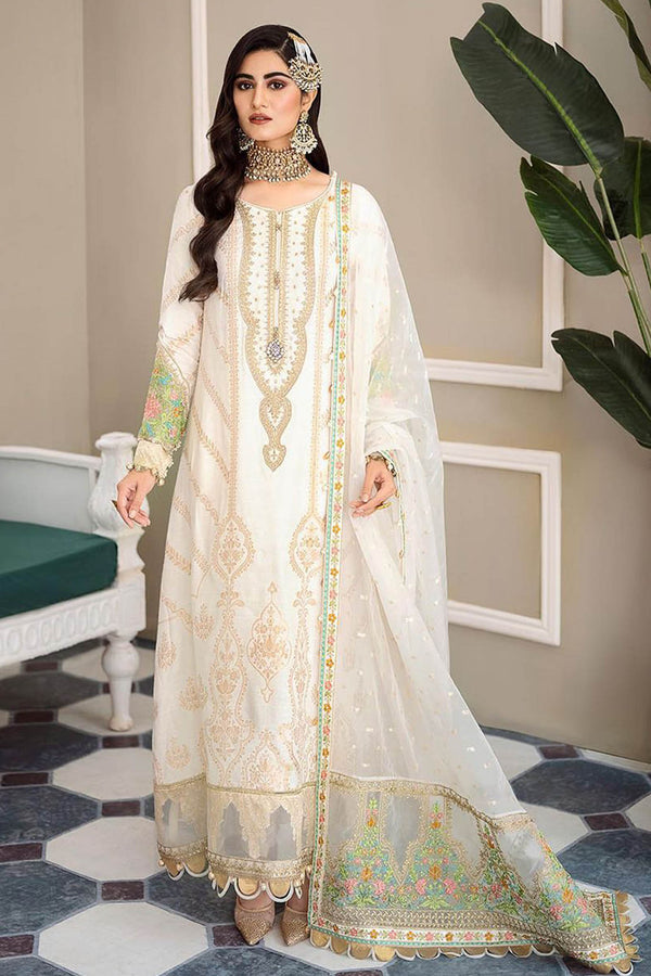Maria B Sateen Unstitched 3 Piece Embroidered Collection'2023-CST-604
