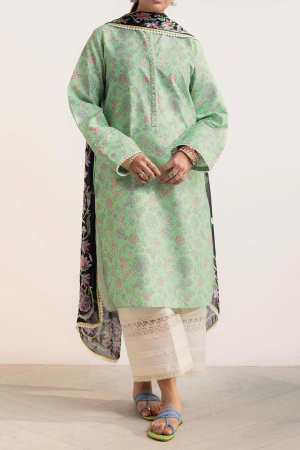 Coco Prints by Zara Shahjahan Unstitched 3 Piece Lawn Collection'2024-D-06-Mehak