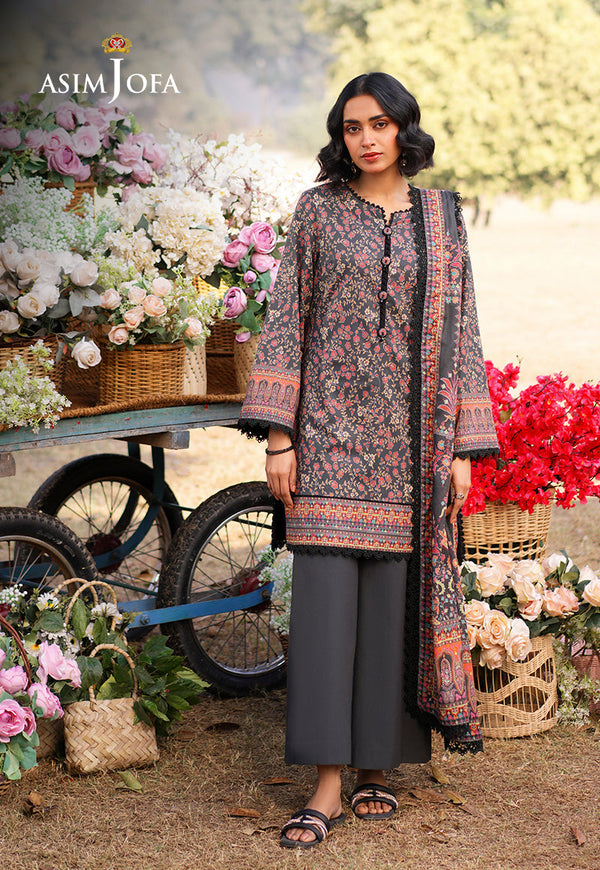 Asim Jofa Designers Limited Edition Pret Ajuub-09 Printed Lawn Stitched 3 Pcs