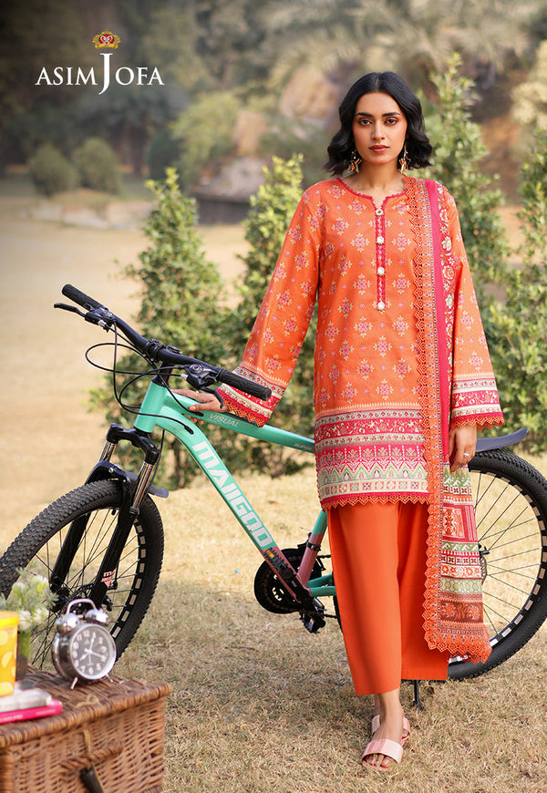 Asim Jofa Designers Limited Edition Pret Ajuub-08 Printed Lawn Stitched 3 Pcs