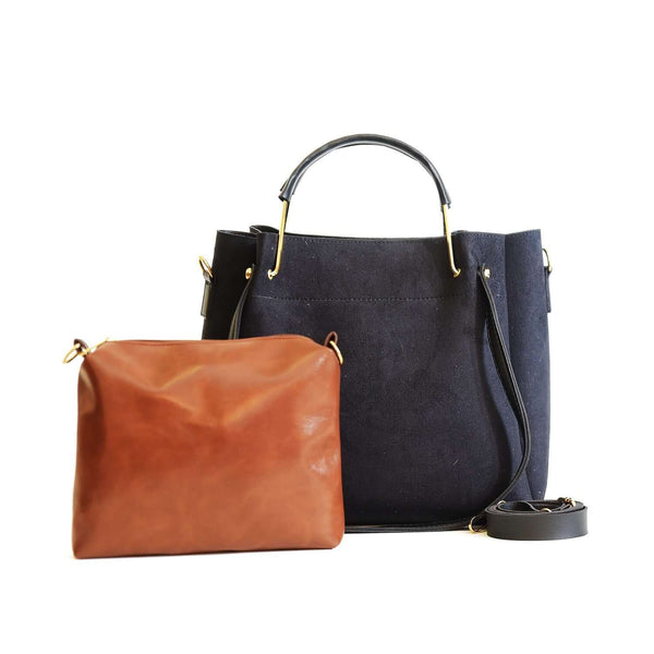 GEORGIA SUEDE BLACK - Bag X