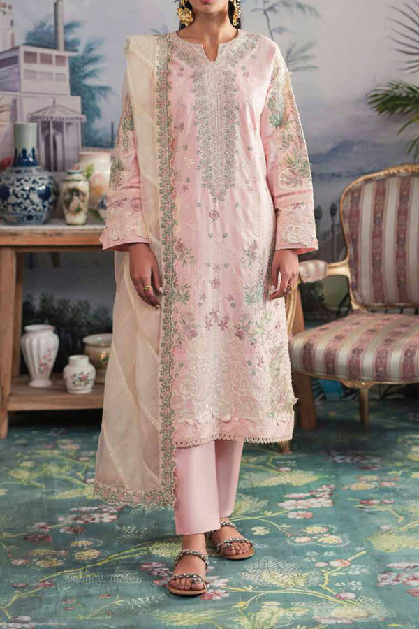 Ayra By Emaan Adeel Unstitched 3 Piece Luxury Lawn Collection'2024-EL-01