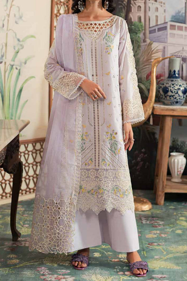 Ayra By Emaan Adeel Unstitched 3 Piece Luxury Lawn Collection'2024-EL-10