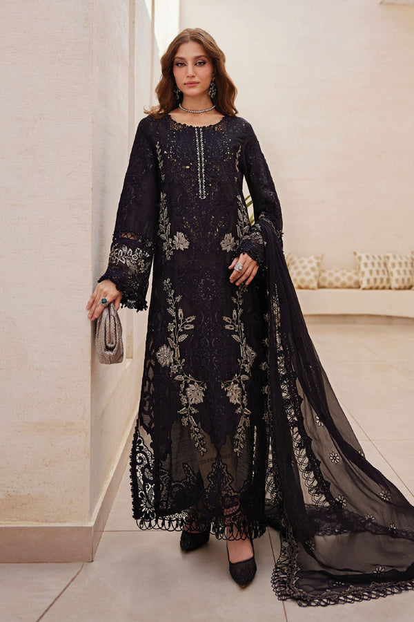 Maria B Unstitched 3 Piece Luxury Lawn Eid II Collection'2025-EL25-03 - Yellow