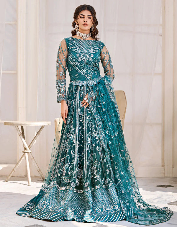 Eshaal by Emaan Adeel Unstitched 3 Piece Emb Organza Collection'2023-ESH-06