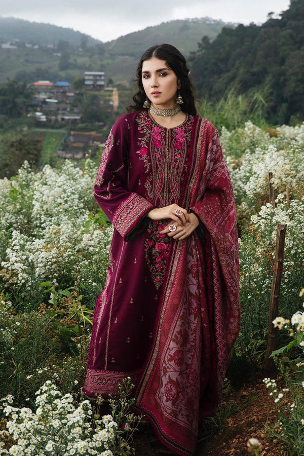 Zara Shahjahan Unstitched 3 Piece Winter Shawl Collection'2022-Ezel