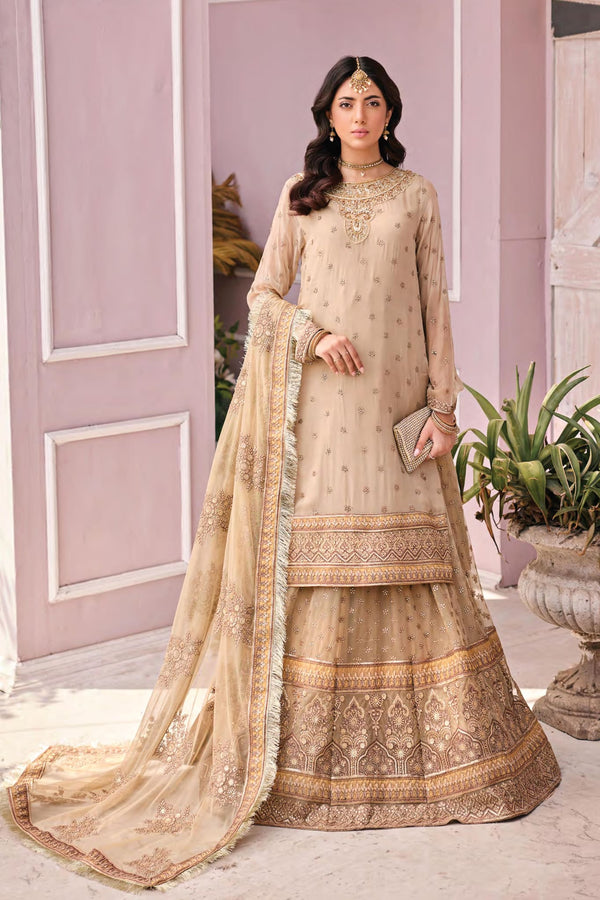 Emaan Adeel Unstitched 3 Piece Chiffon Eid Festive Collection'2023-FT-02