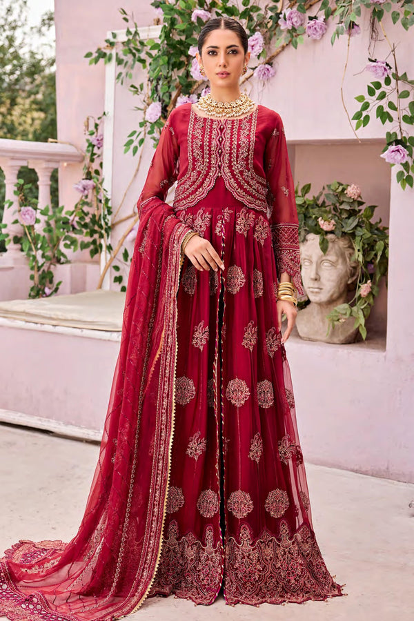 Emaan Adeel Unstitched 3 Piece Chiffon Eid Festive Collection'2023-FT-08