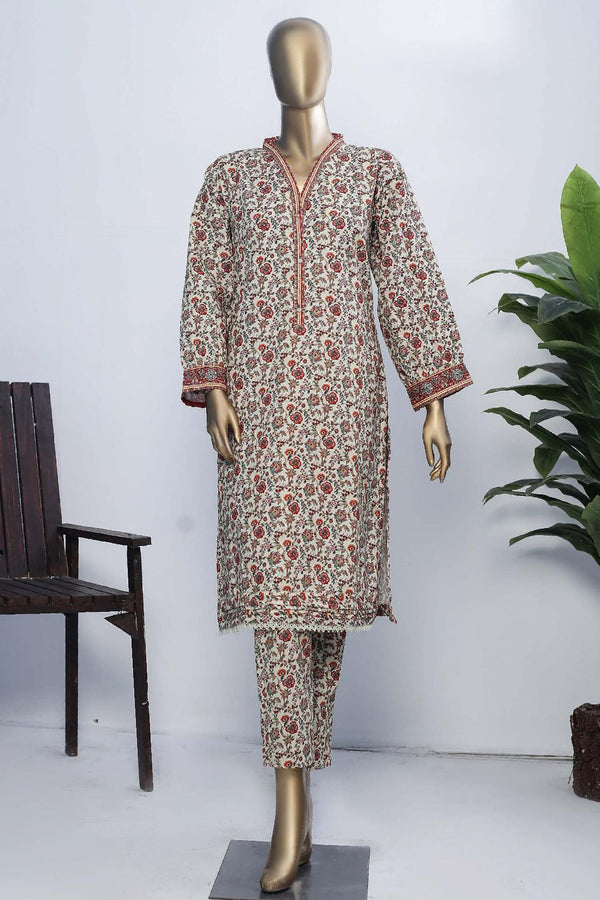 Janaan by Bin Saeed Stitched 2 Piece Printed Khaddar Collection'2022-KKF-037-Skin