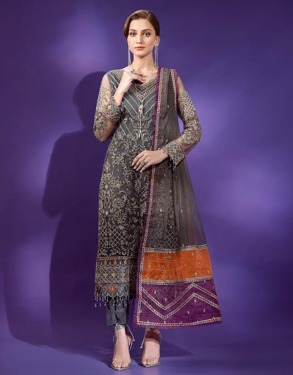 Lamour by Emaan Adeel Unstitched 3 Piece Luxury Formal Collection'2022-LR-09
