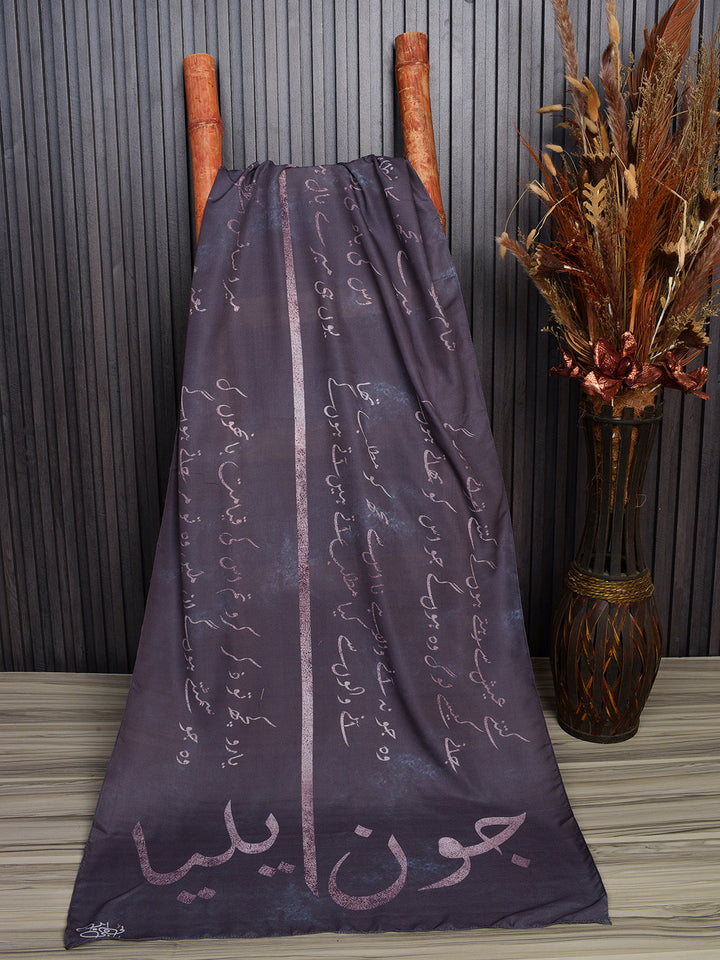 Jaun Elia Grey Stole