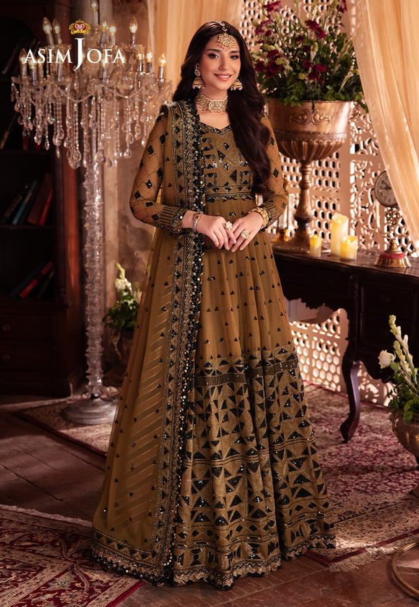Asim Jofa Vasl Ajyv-06 Embroidered Chiffon 3 Pcs