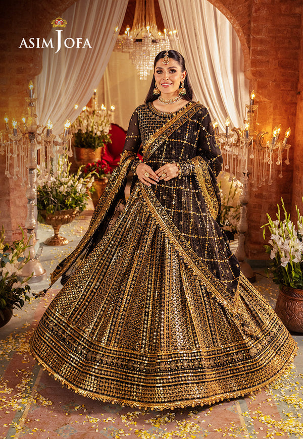 Asim Jofa Jaan-e-Jahan Ajjj-03 Embroidered Chiffon 3 Pcs