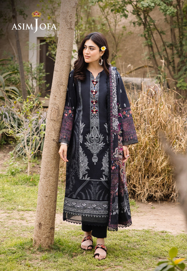 Asim Jofa Prints 2 Ajbu-09 Printed Lawn 3 Pcs