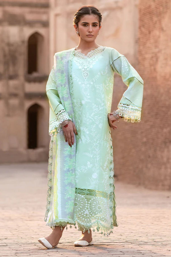 Mastani By Parishay Unstitched 3 Piece Emb Lawn Vol-02 Collection'2025-MI-04 - Mint