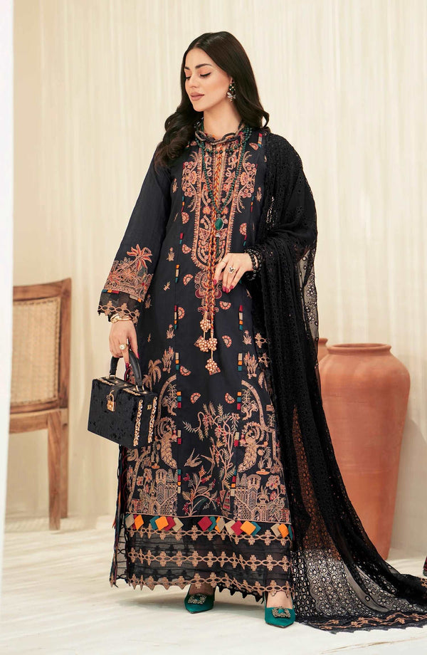 Amaya by Maryum N Maria Unstitched 3 Piece Luxury Lawn Collection'2023-MLFD-116