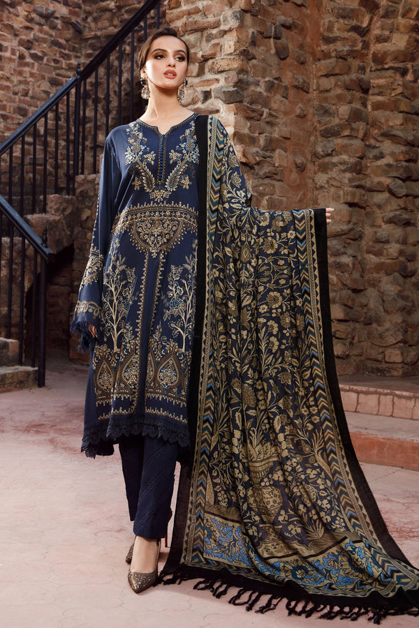 M Prints by Maria B Unstitched 3 Piece Winter Shawls Collection'2022-MPT-1606-A