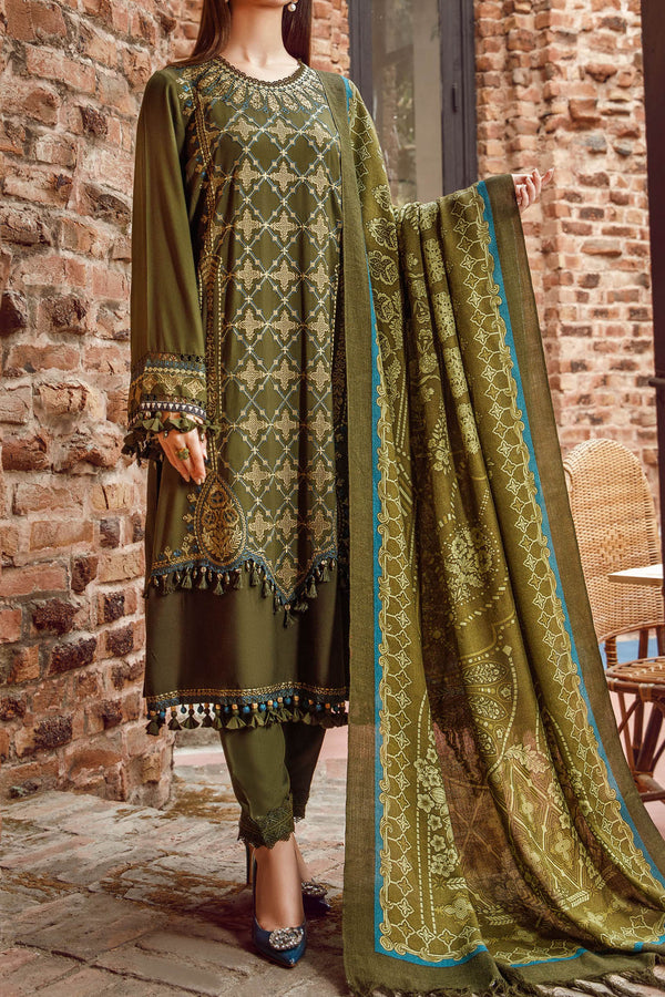 M Prints by Maria B Unstitched 3 Piece Winter Shawls Collection'2022-MPT-1608-A
