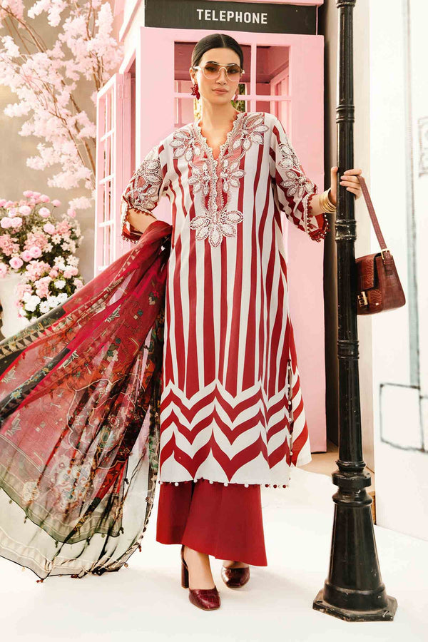 M.Prints By Maria B Unstitched 3 Piece Eid Edit Summer Collection'2025-MPT-09-A - Black