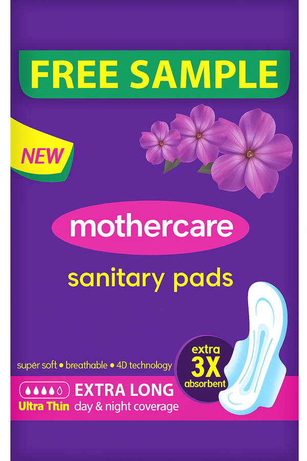 Mothercare Sanitary Pad Extra Long ( Sample )